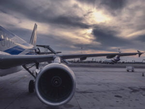 Airplane on ground