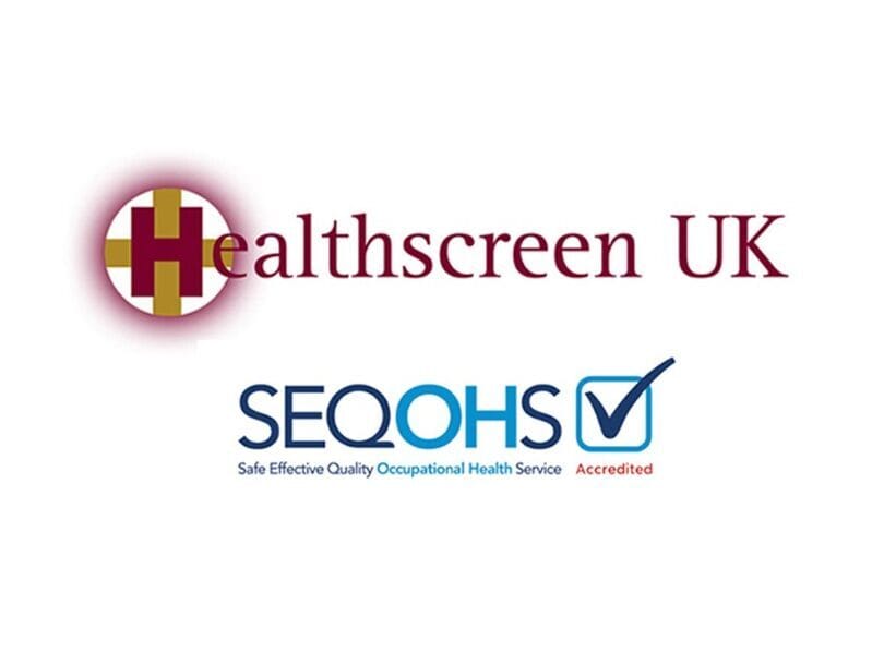 Healthscreen UK and SEQOHS Accredited Logo